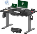 FLEXISPOT EN2 48"x30" Standing Desk with Power Strip Bundle, Black