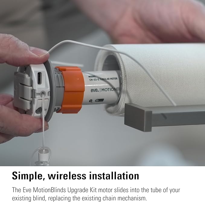 Eve MotionBlinds Upgrade Kit for Roller Blinds – Motor to Upgrade existing