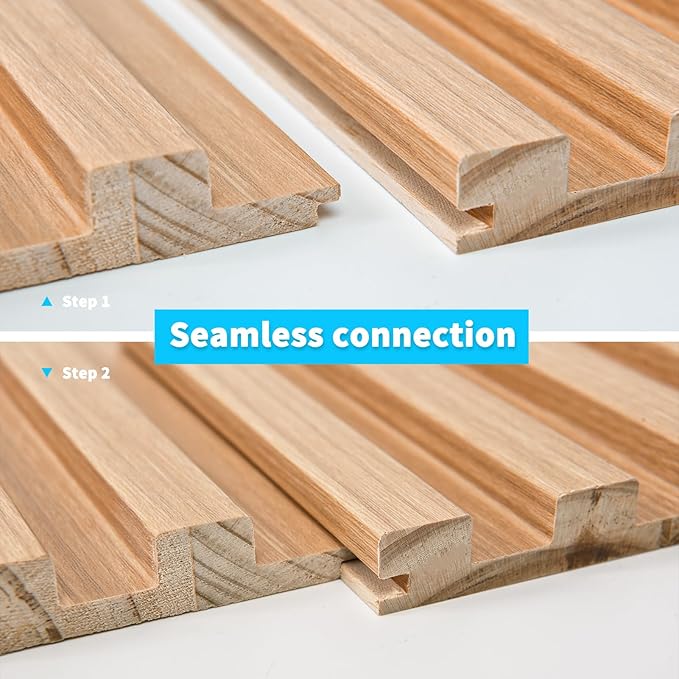 Art3d Slat Wood Wall Paneling for Interior and Ceiling Decoration