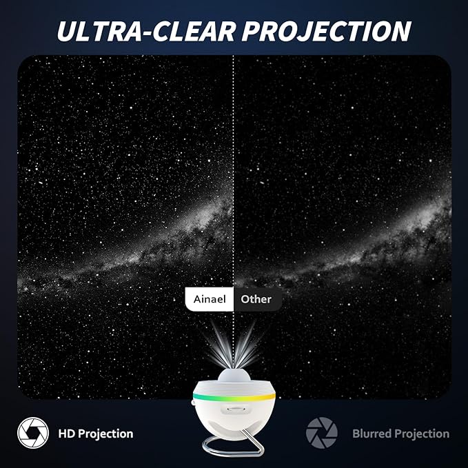Ainael Galaxy Projector, Star Projectors Home Planetarium Space Ceiling Starry