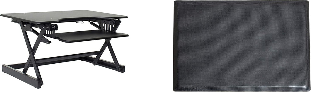 Rocelco 32" Height Adjustable Standing Desk Converter BUNDLE