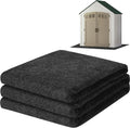 ToLanbbt Outdoor Storage Shed Floor Mat, 8.2 x 6 FT Waterproof Carport Mat, Washable Furniture Pad with Non Slip Backing for Dust, Oil, Protection, Storage Shed Not Included