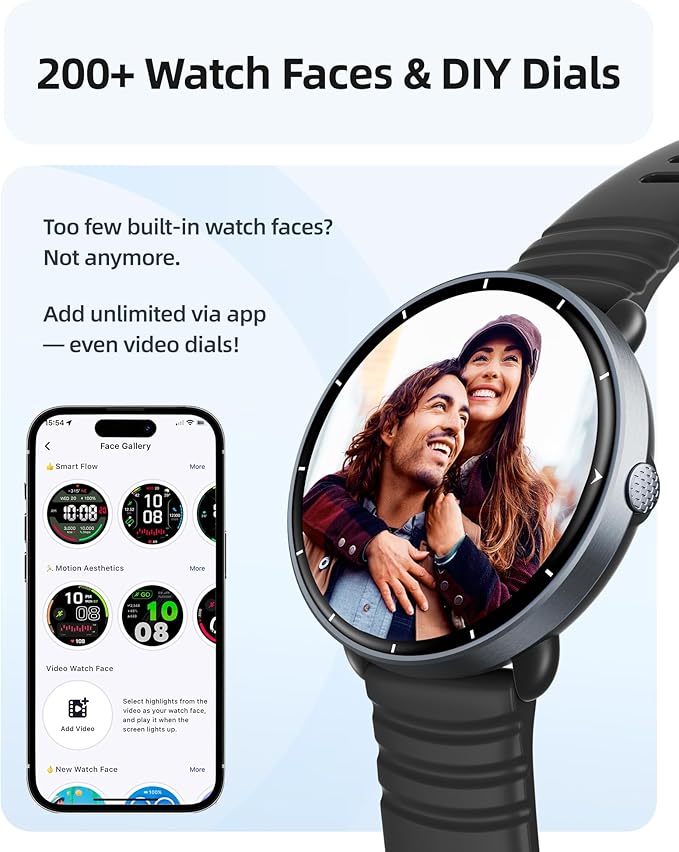 Parsonver Smart Watch for Swimming, 5ATM Waterproof Watch for Pool & Open Water
