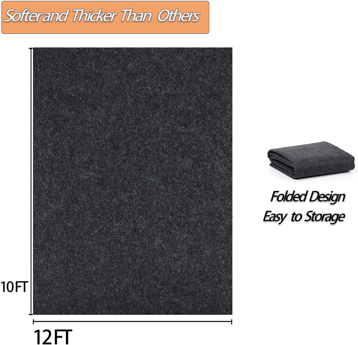 12 ft outdoor storage shed mat, waterproof storage shown in use