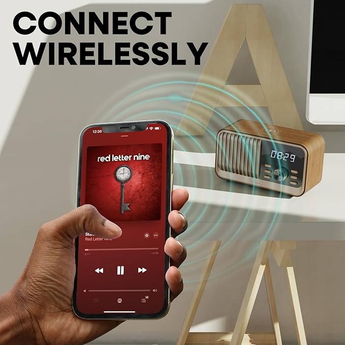 Fuse Hark Bluetooth Radio Speaker | Wireless 10W Charger | FM Radio Speaker