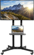 VIVO Mobile TV Cart for 32 to 83 inch Screens up to 110 lbs, LCD LED OLED 4K