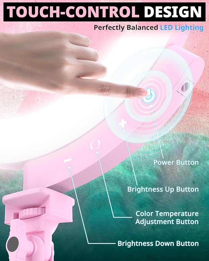 UBeesize Upgraded 12'' Ring Light