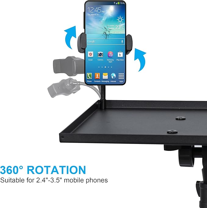 DECOSIS Projector Stand Tripod Adjustable, Laptop Height from 23.5 to 63.5