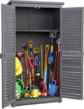 Outvita Outdoor Storage Cabinet, 63in, Grey