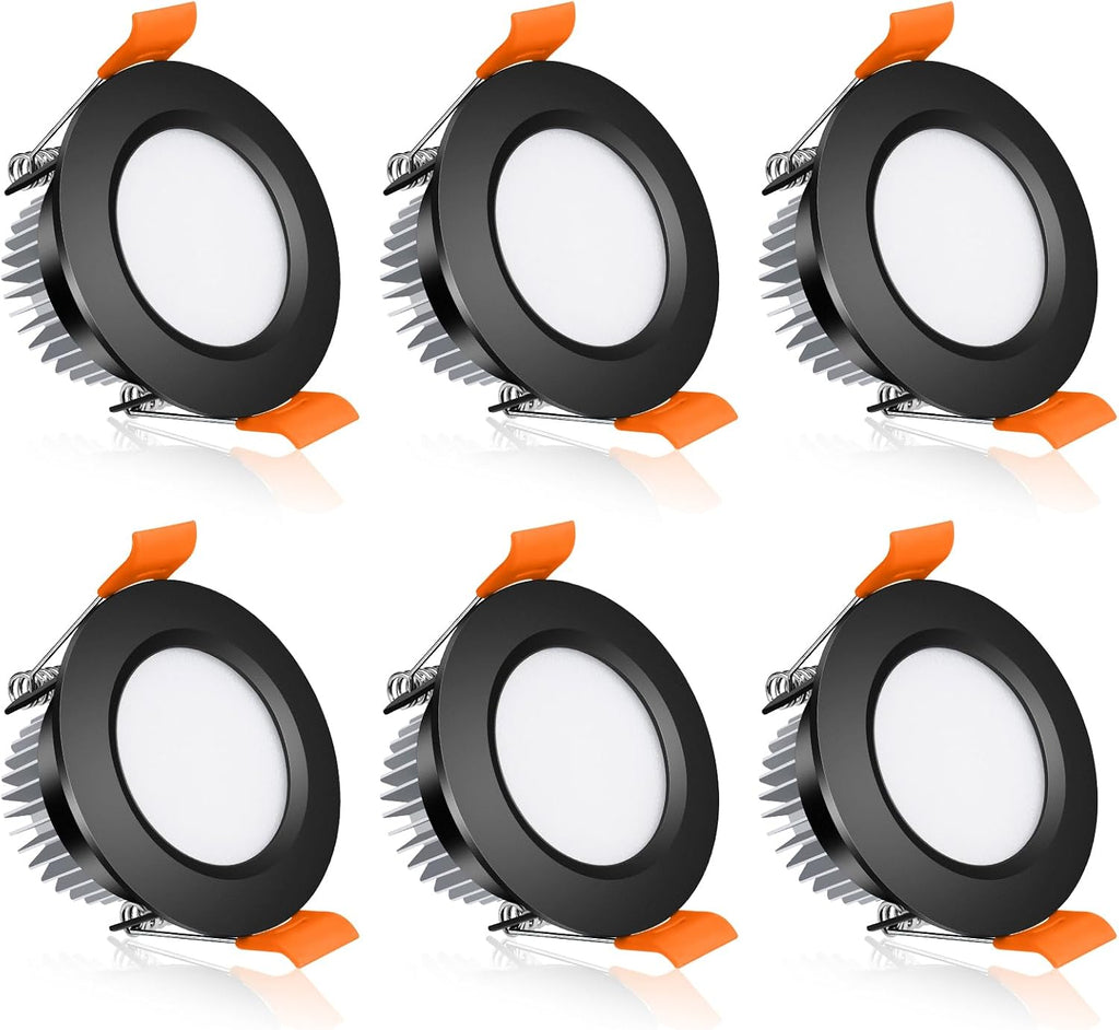 inShareplus 2 Inch LED Recessed Lighting, 3000K Warm White, Recessed Light (6 Pack)