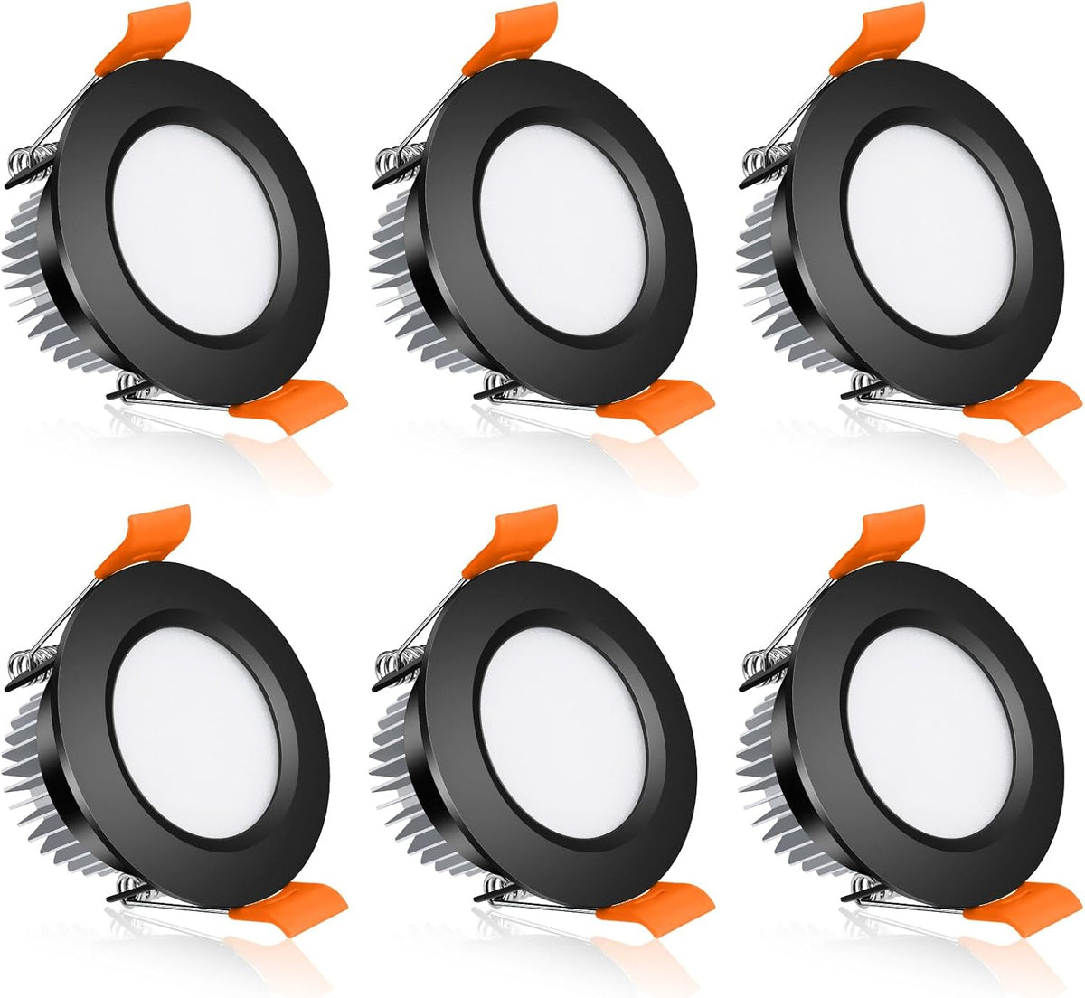 inShareplus 2 Inch LED Recessed Lighting, 3000K Warm White, Recessed Light (6 Pack)