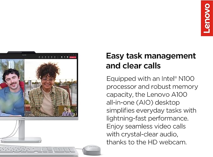 Lenovo IdeaCentre Everyday Tasks 24" Full HD All-in-One Desktop Computer •