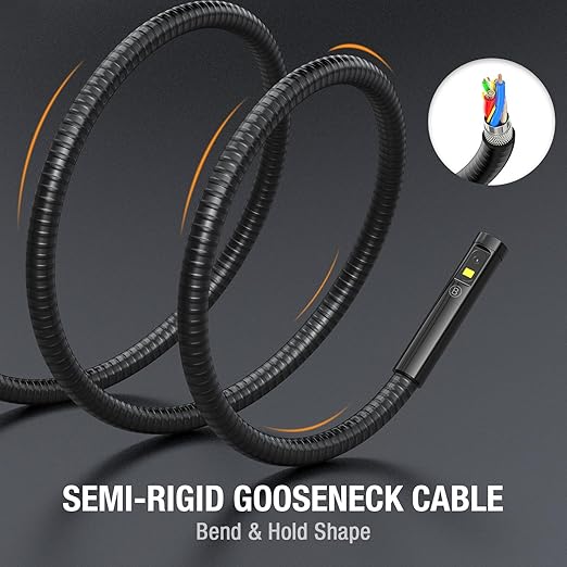 Triple Lens Borescope Inspection Camera, Teslong Professional Endoscope