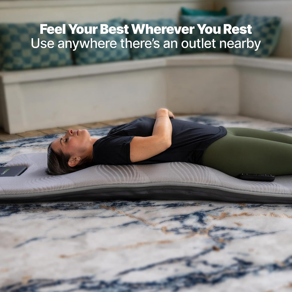 GhostBed Massage Mat with 3" Gel Memory Foam