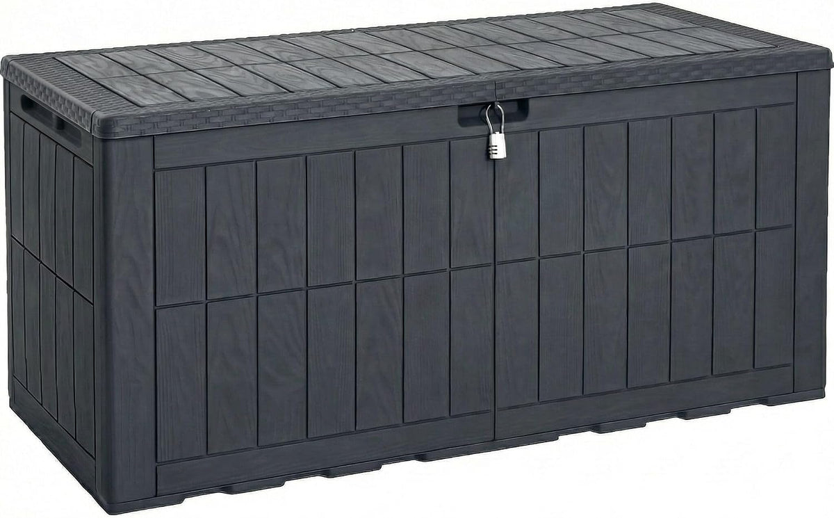 YITAHOME 134 Gallon Large Outdoor Storage Box with Lock