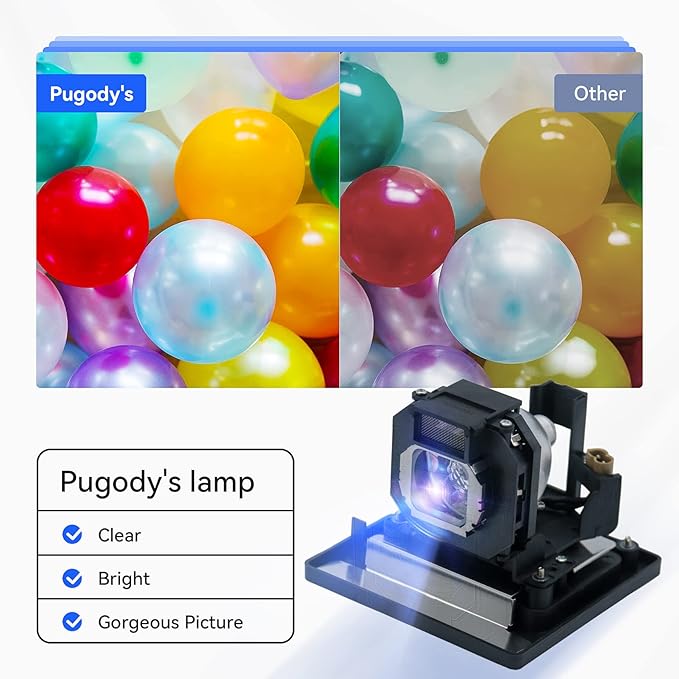 Pugody ET-LAE1000 Premium Quality Replacement Projector Lamp Bulb