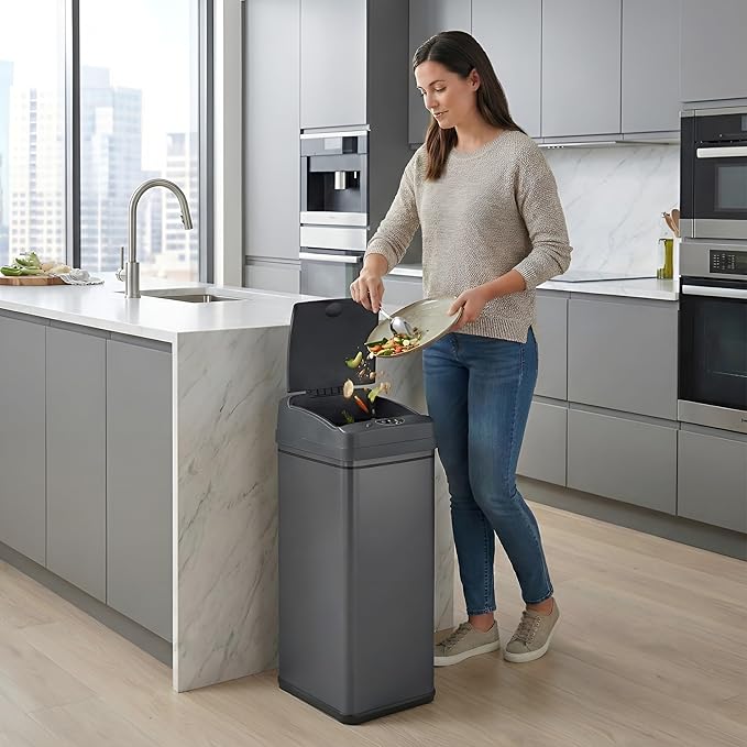 iTouchless 13 Gallon Kitchen Trash Can