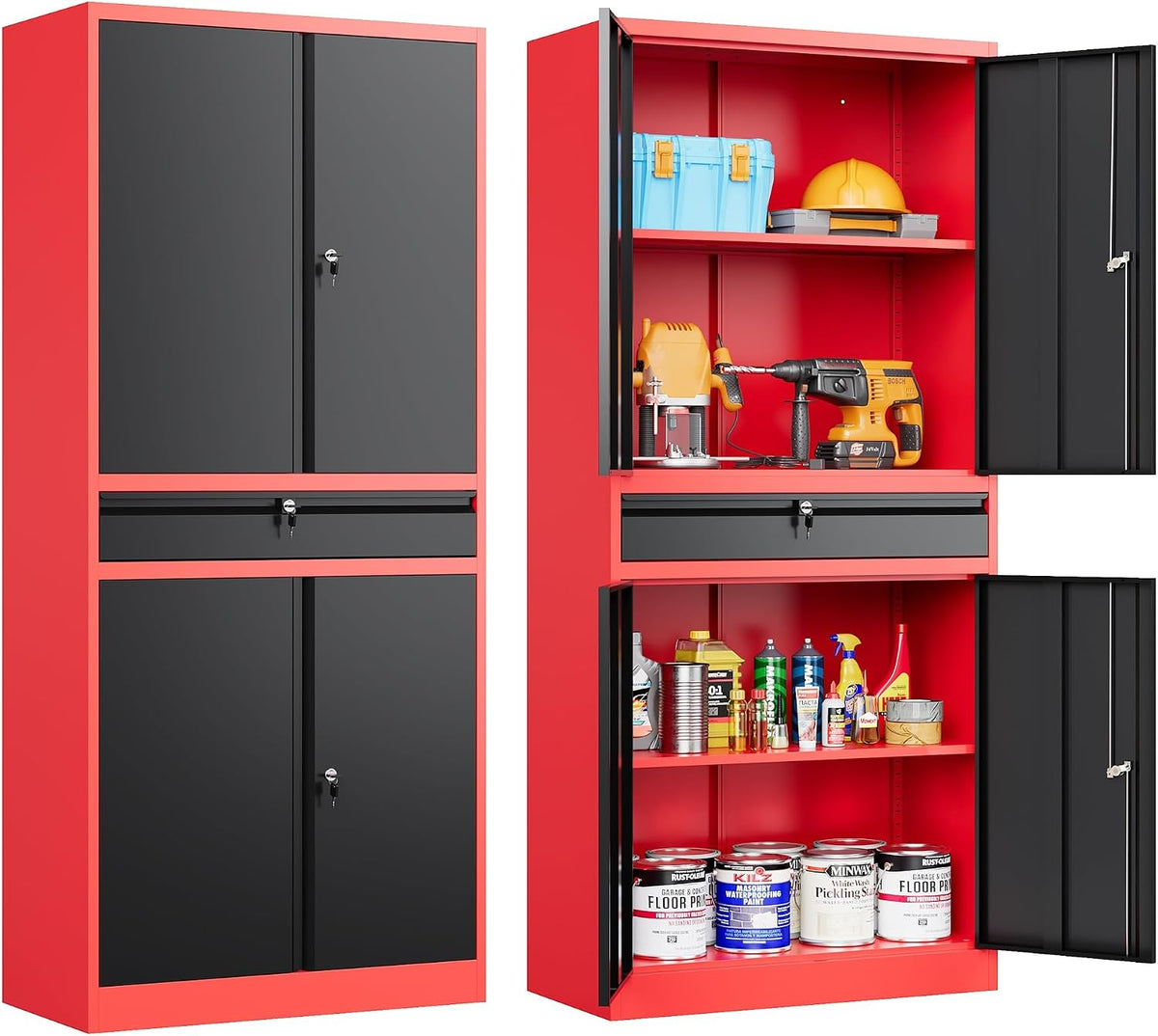 SISESOL Metal Storage Cabinet