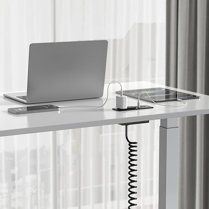 Recessed Power Strip USB C 65W Fast Charging Station, in Drawer Outlet