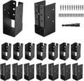 16 Pcs of 2"x4" Concealed Joist Hangers for Outdoor