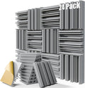 24 Pack Acoustic Panels, High-Density Soundproof Wall Panels