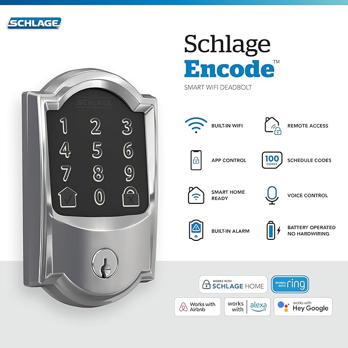 Schlage Encode Smart WiFi Deadbolt
