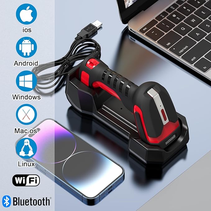 Symcode 2D QR Industrial Barcode Scanner