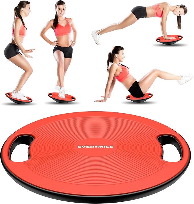 EVERYMILE Wobble Balance Board, Exercise Balance Stability Trainer Portable