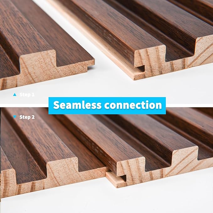 Art3d Slat Wood Wall Paneling for Interior and Ceiling Decoration