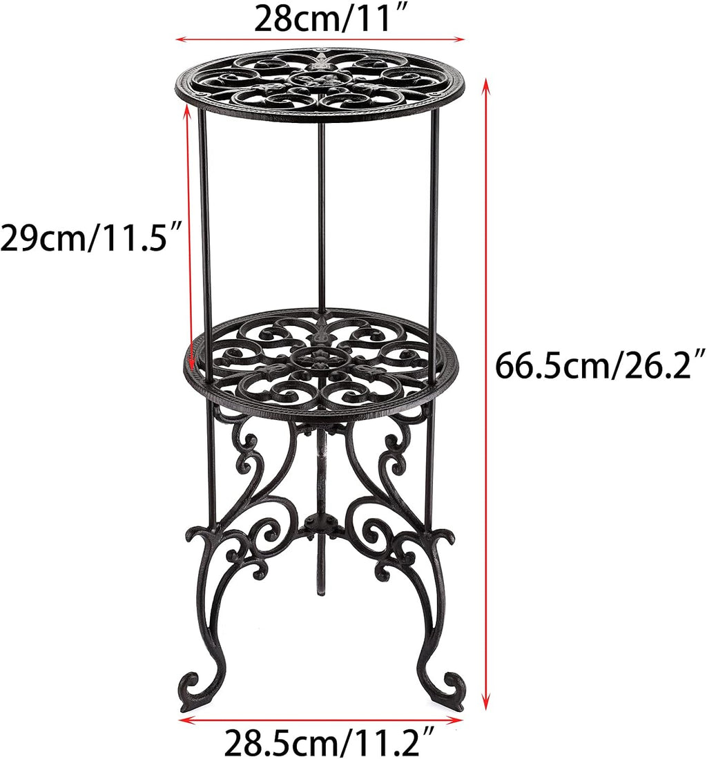 ownmy cast iron plant stand indoor outdoor wrought, close-up detail