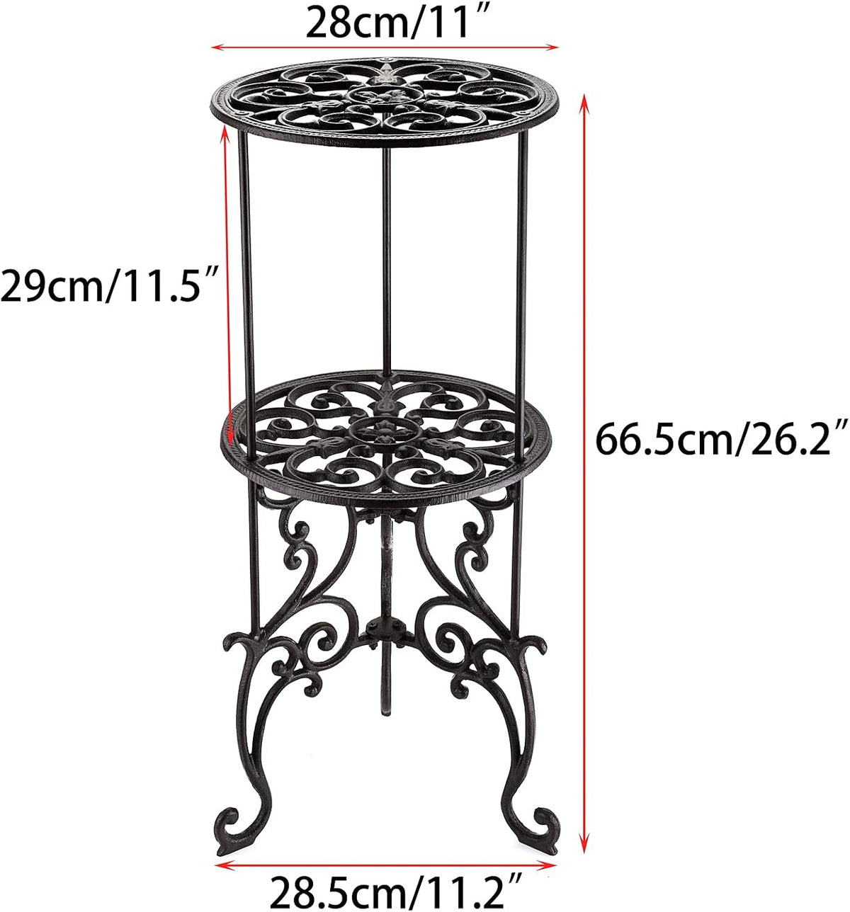 ownmy cast iron plant stand indoor outdoor wrought, close-up detail