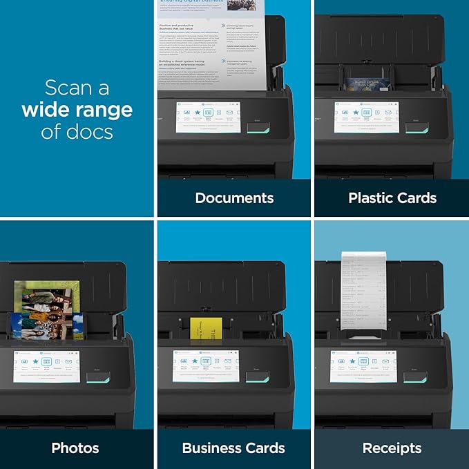 ScanSnap iX2500 Wireless or USB High-Speed Cloud Enabled Document, Photo &