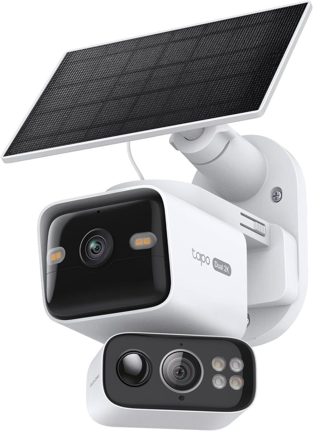 Tapo 2K Dual Lens Pan/Tilt Security Battery Camera Wireless w/Solar Panel