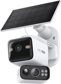 Tapo 2K Dual Lens Pan/Tilt Security Battery Camera Wireless w/Solar Panel