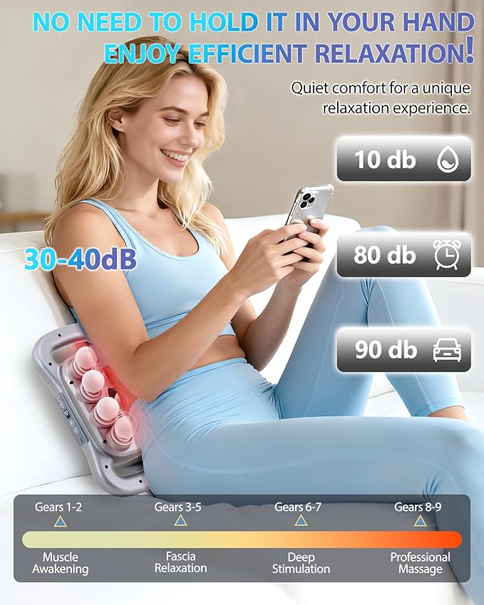 16-Head Massage Gun, Deep Tissue Percussion Massager