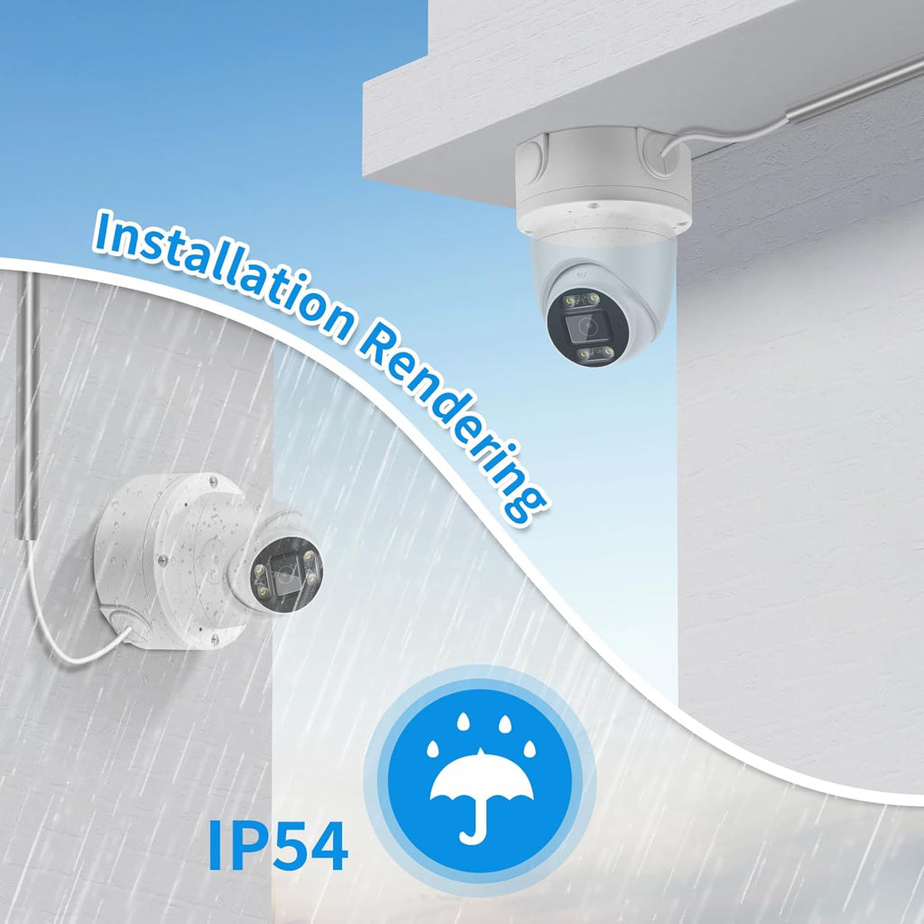 universial abs security camera junction box (8 pack), close-up detail