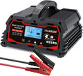 Battery Charger 25A, 12V/24V Lead Acid Smart Battery Charger, 12V LiFePO4 Car
