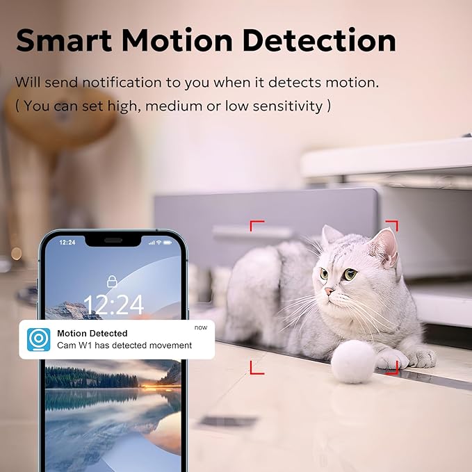 owltron Indoor Security Camera 5MP, 5GHz/2.4G WiFi Camera