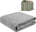 M METERXITY Outdoor Storage Shed Mat 6.2x7.5 ft Shed Flooring, Grey White