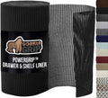 GORILLA GRIP powerGRIP Drawer Shelf and Cabinet Liner, Thick Strong Hold