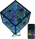 Heepulor Infinity Hyper Cube LED Table Lamp, Color-Changing Music-Sync