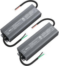 EMITEVER Triac Dimmable LED Driver, 2 Packs 80W Power Supply, AC 120V to DC 24V