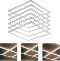 LED Energy Plus 2x2 FT Edge-Lit Frame LED Panel Lights, 5CCT Selectable (6 Pack)