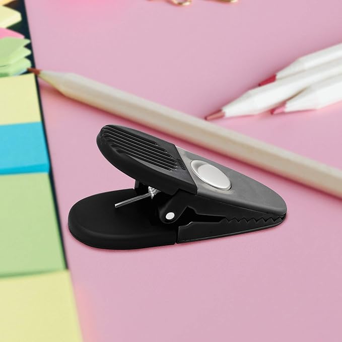 100 Magnetic Memo Holders Set (Set of 10)