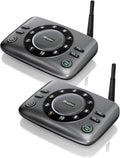 Hands-Free Intercoms Wireless for Home Business, Wuloo Upgrade Two Way Audio (Pack of 2)