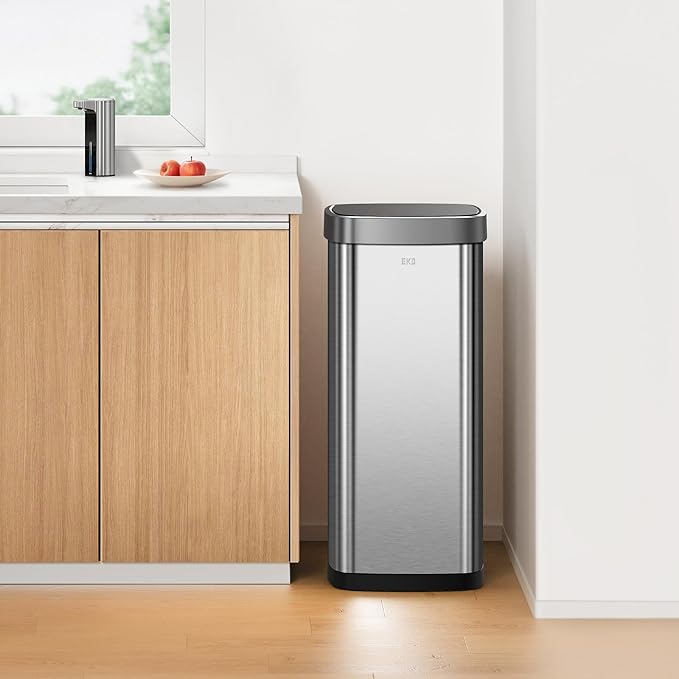 EKO EcoSmart Tall and Large Kitchen Trash Can, 80L/21.1G High Capacity