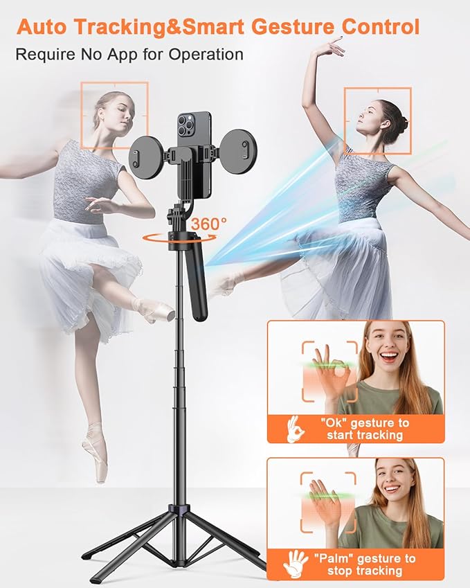 Yeaki 71” Auto Face Tracking Tripod