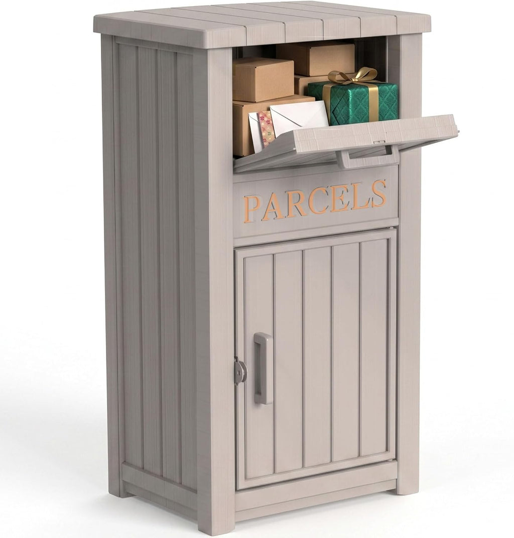 Package Delivery Boxes for Outside, 120 Gallon Outdoor Storage Box