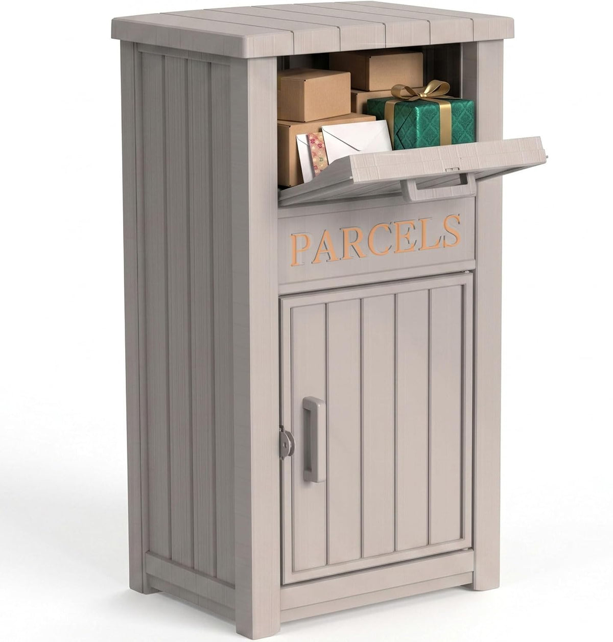 Package Delivery Boxes for Outside, 120 Gallon Outdoor Storage Box
