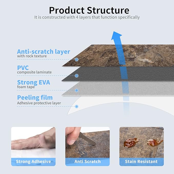 Art3d 102-Piece Peel and Stick Tile Backsplash